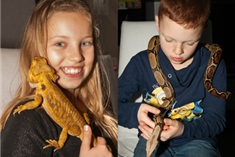 Kinderfeestje met reptielen<br>